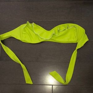Green bikini top